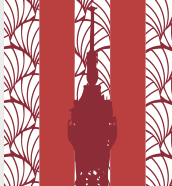 STRIPE PANAME DEEP RED