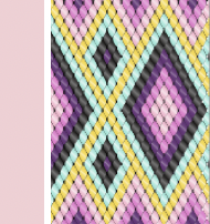 SHOULDER STRAP PERU PINKY & PURPLE / PINK